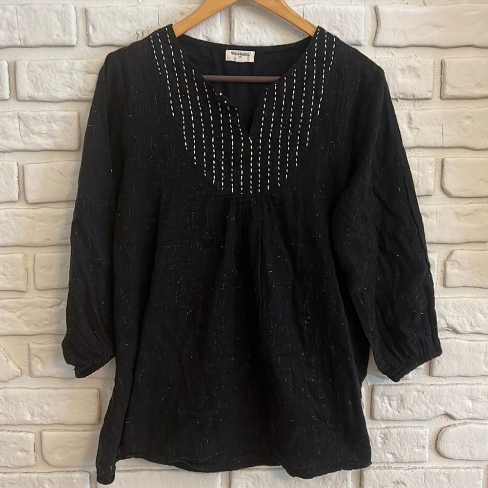 World Market boho top size small